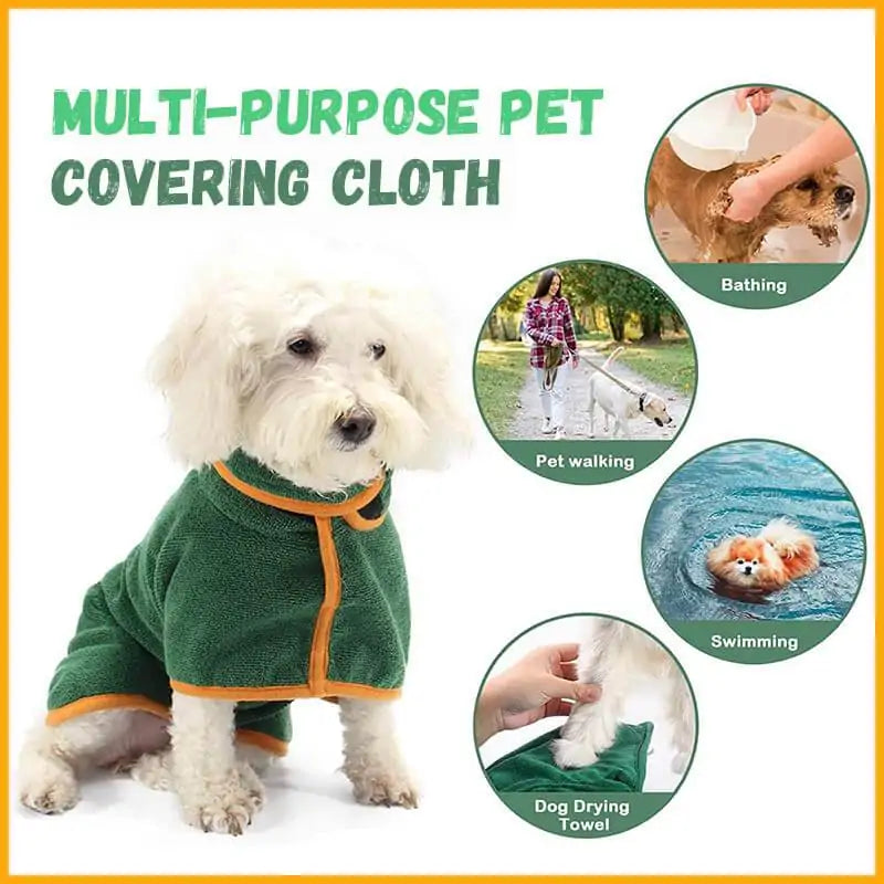 Soft Pet Bathrobe Towel